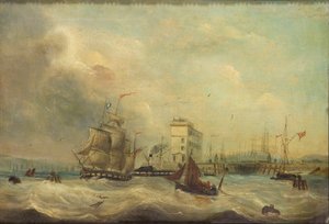 Cardiff Docks by J Price
