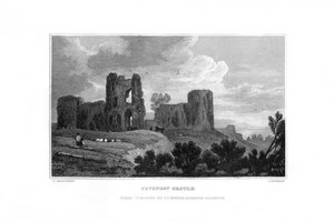 Pevensey Castle, Pevensey, East Sussex, 1829