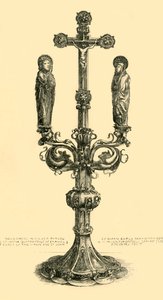 Branched altar cross by J. S. Goepel