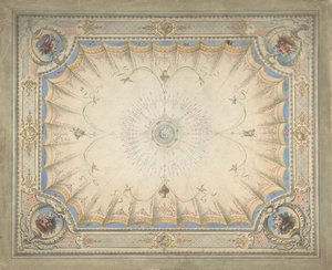 Ceiling Design for the Boudoir, Ardgowan