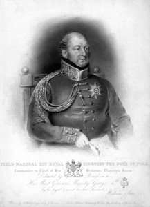 Field Marshal Prince Frederick, Duke of York and Albany
