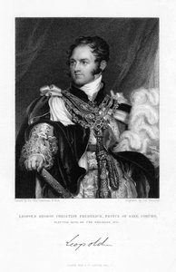 Leopold of Saxe-Coburg and Gotha, 1831 by J. Thomson