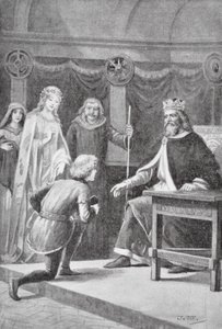 Gareth came to ask for his second favour, that he should be one of the King