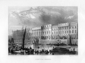 Custom House, London, 19th century