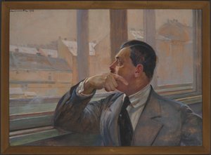 Portrait of Mieczysław Gąsecki by Jacek Malczewski