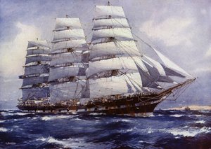 Clipper Ships: Macquarie by Jack (after) Spurling