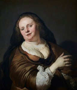 Tronie of a Woman with a Black Veil