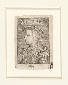 Claude, Queen of France, Daughter of Louis XII of France and Anne of Brittany, Wife of Francis I by Jacob Binck