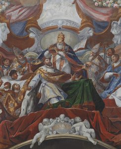 The Imperial Coronation of Charles the Great by Pope Leo III in 800, 1724