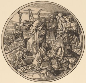 The Lamentation and Entombment by Jacob Cornelisz van Oostsanen