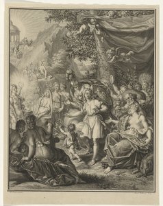 Allegorical Scene with Telemachus and Minerva by Jacob Folkema