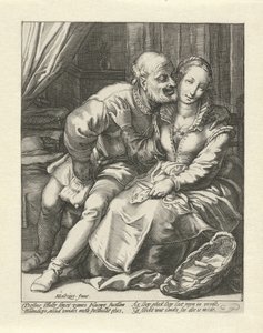 Rejection of an Old Man by Jacob Goltzius (II)