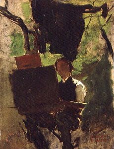 Artist at work