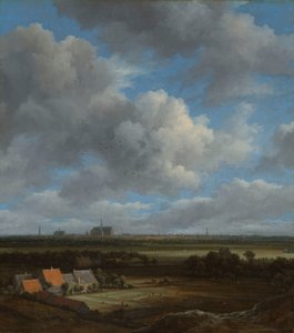 View of Haarlem from the Northwest, with the Bleaching Fields in the Foreground by Jacob van Ruisdael