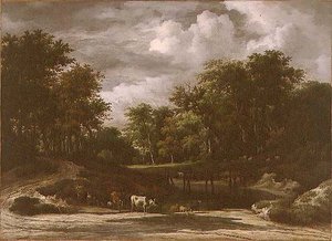Woodland Landscape by Jacob van Ruisdael