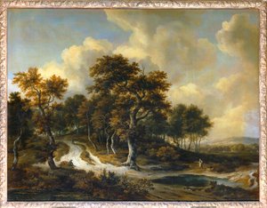 The Road by Jacob Isaaksz. or Isaacksz. van Ruisdael