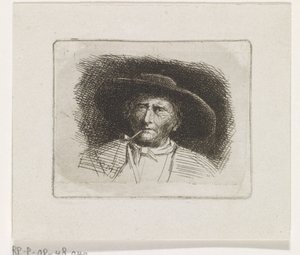 Head of a Man with Pipe