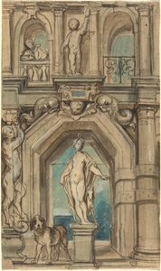 Design for a Wall Decoration by Jacob Jordaens