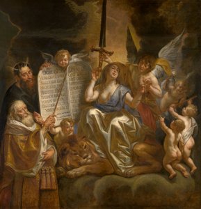 Human Law Founded on the Divine Justice by Jacob Jordaens