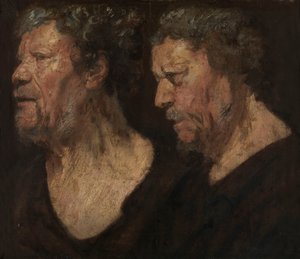Studies of the Head of Abraham Grapheus, c.1620-21