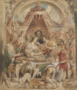 The Banquet of Anthony and Cleopatra, 17th century