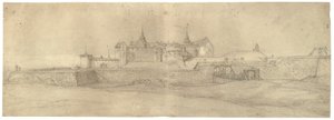 Prospect of Akershus Fortress by Jacob Koninck II
