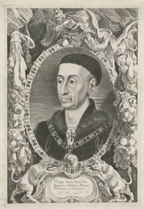 Portrait of Philip the Good (Duces Burgundiae series) by Jacob Louys