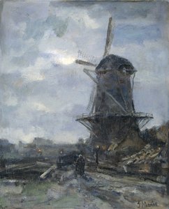 Mill by Moonlight