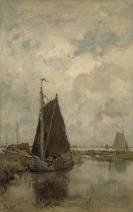 Ships in Dull Weather by Jacob Maris