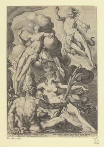 The Four Elements from Mythological and Allegorical Representations by Jacob Matham (attributed to)