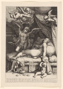 Cupid and Psyche by Jacob Matham
