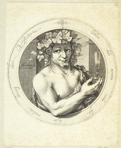 Bacchus by Jacob Matham