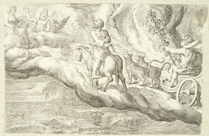 Bacchus and Vulcan Returning to Olympus by Jacob Matham