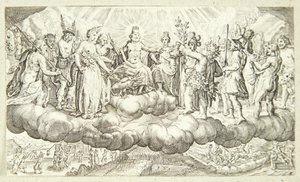 Bacchus Offering Wine to Jupiter