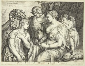 Ceres, Bacchus, and Venus by Jacob Matham
