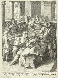 The Prodigal Son Squanders His Fortune by Jacob Matham