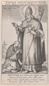 Saint Augustine by Jacob Matham