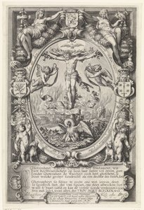 Crucifixion in Allegorical Frame