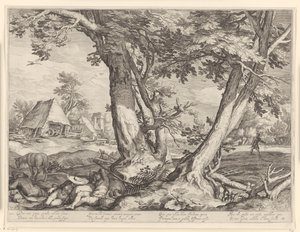 Landscape with the Parable of the Sower by Jacob Matham
