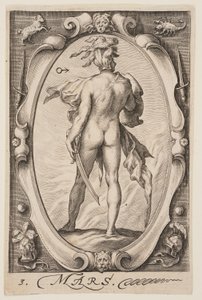 Mars, from The Seven Planets by Jacob Matham