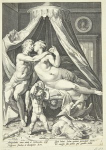 Mars and Venus by Jacob Matham