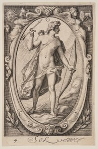 Sun, from The Seven Planets by Jacob Matham