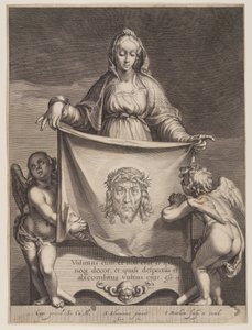 St Veronica Holding the Sudarium by Jacob Matham