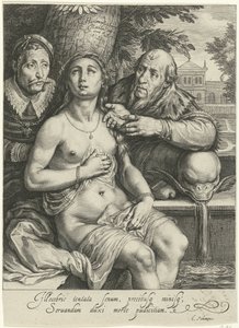 Susanna and the Elders by Jacob Matham