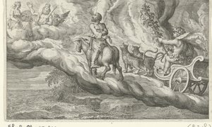Return of Vulcan with Bacchus by Jacob Matham