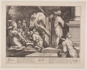 The Adoration of the Shepherds by Jacob Matham