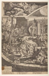 The Table of Cebes (plate 1) by Jacob Matham