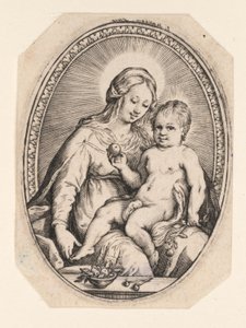 The Virgin and Child by Jacob Matham