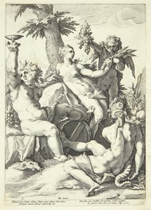 Without Ceres and Bacchus, Venus Freezes by Jacob Matham