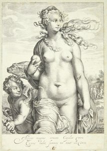 Venus Receives the Prize for Beauty by Jacob Matham